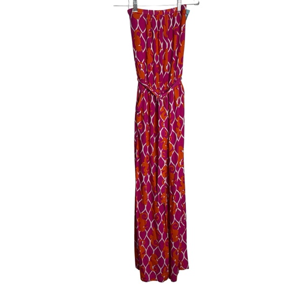 ESCAPADA Strapless Seahorse Alia Jumpsuit in Pink/Orange Size XS — NWT - Picture 2 of 10
